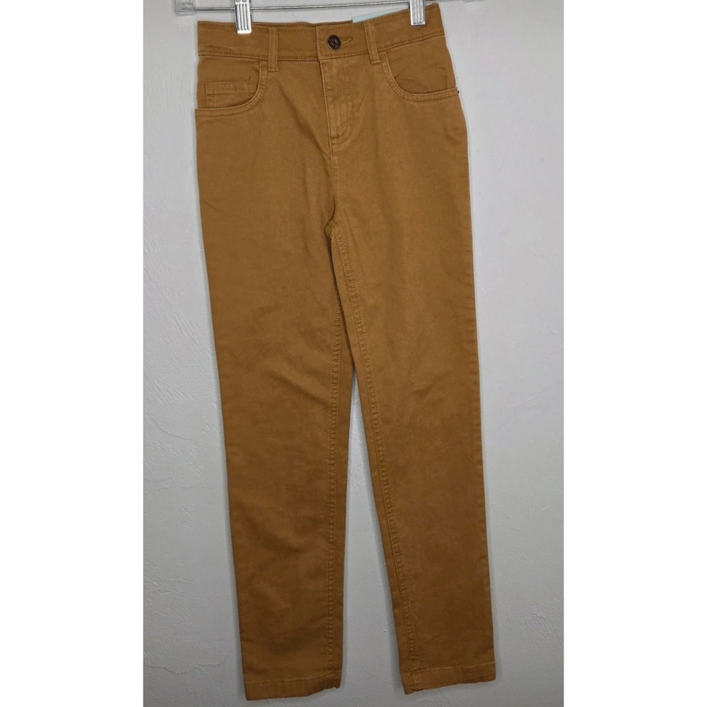 *NEW w/Tags Class/Club Boys Modern Fit Tan/Brown Adjustable Waist Pants Size 7